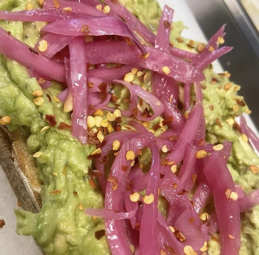 Breakfast Avocado Toast, Casual Cafe Food