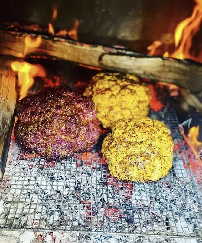 Vegan BBQ Fire Roasted Cauliflower Heads